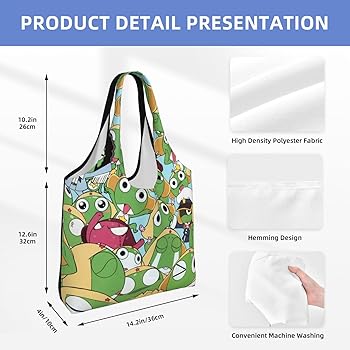 Amazon | [ZOOKISS] ケロロ軍曹 エコバッグ ショッピングバッグ